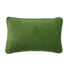 Velour pude - velvet emerald