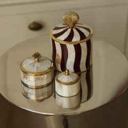 Abby Shell Circus Box Large Burgundy