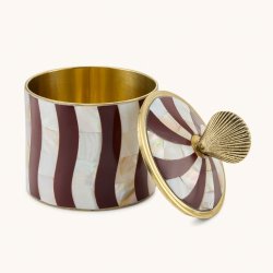 Abby Shell Circus Box Large Burgundy