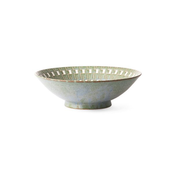 Japanese ceramic salad bowl HKliving No217 Interiør