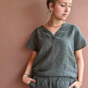 JanellaAG Top - Agave Green
