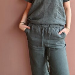 JanellaAG Pants � Agave Green