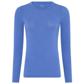 Lucca Top med Cashmere � Lang�rmet � Amparo Blue