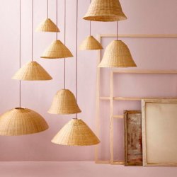 Bamboo Lampshade Nature - medium