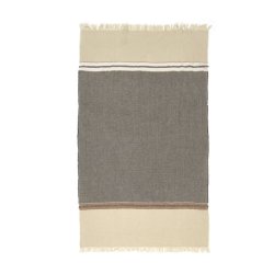 The Belgian Towel Fouta � Beeswax Stripe