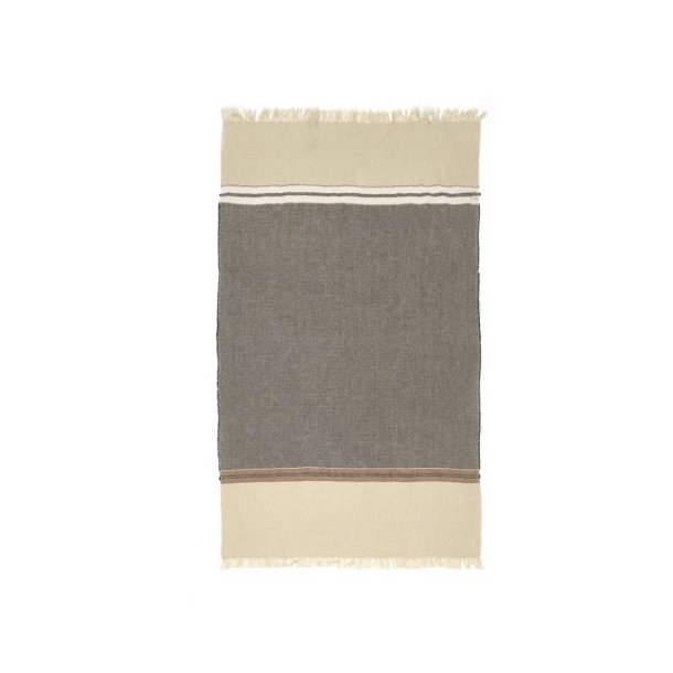 The Belgian Towel Fouta � Beeswax Stripe
