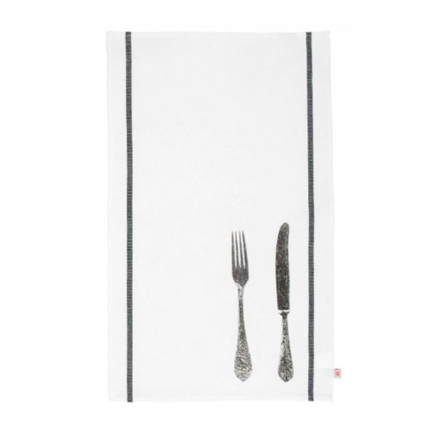 Kitchen towel - Gargantua argent 