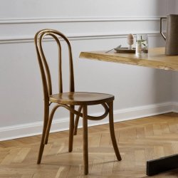 Bistro spisebordsstol - brun