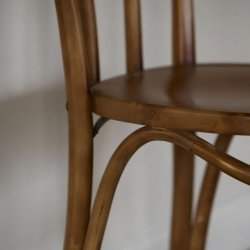 Bistro spisebordsstol - brun