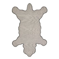 Blooming Black Bear Rug 