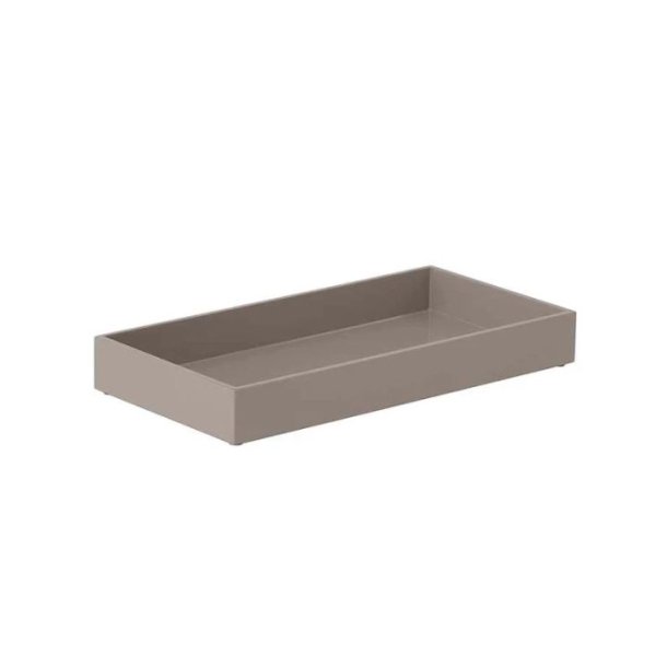 Lacquer Tray - grey - rectangular B