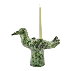 Candle holder green - Cosas lindas