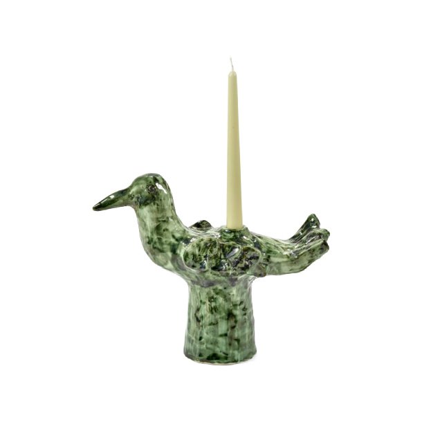 Candle holder green - Cosas lindas