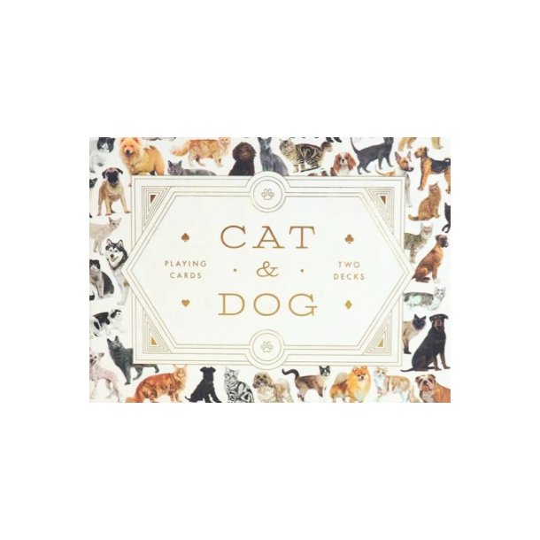 Cat &amp; Dog Playing Cards Set