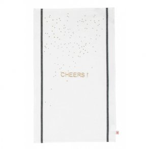 Kitchen Towel - Cheers gold