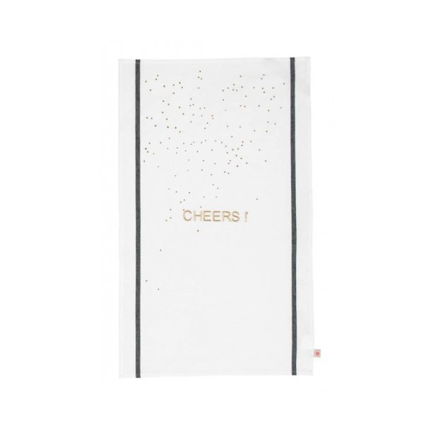 Kitchen Towel - Cheers gold