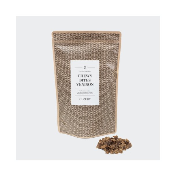 Dog Treat Chewy Bites Venison - 250g