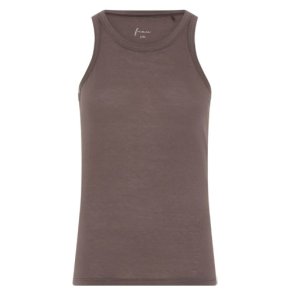 Lucca Top med Cashmere � Tank � Coffee Quartz