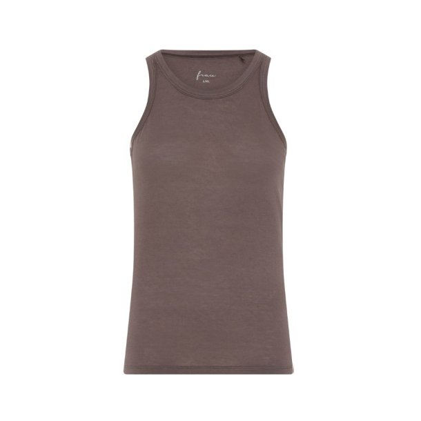 Lucca Top med Cashmere � Tank � Coffee Quartz