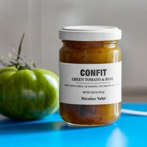 Confit med Gr�n Tomat & Basilikum � 165 g