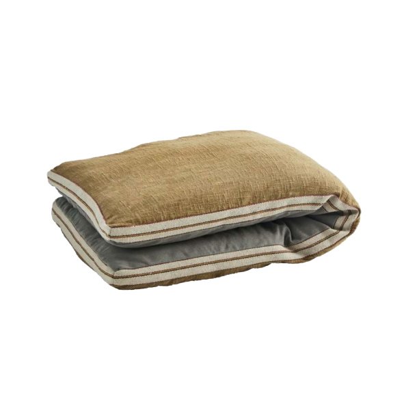 Cotton mattress - tobacco, grey, off white