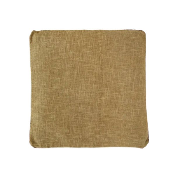 Cotton seating mat - tobacco grey
