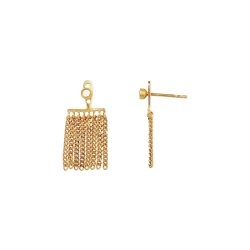 Dancing Chains Behind Ear Earring � Single