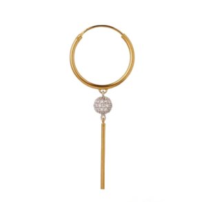 Vintage Disco Ball and Pin Earring � Single