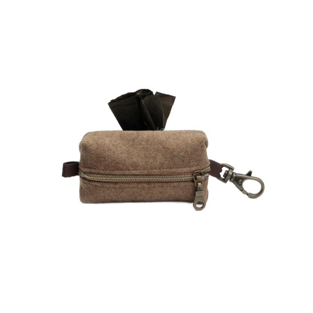 Dog Poop Bag Holder Flanell Hazel 