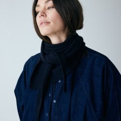 Doha Cashmere T�rkl�de Large � Navy