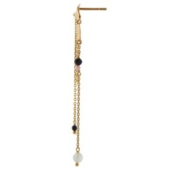 Festive Clear Sea Earring With Chains &amp; Stones � Single