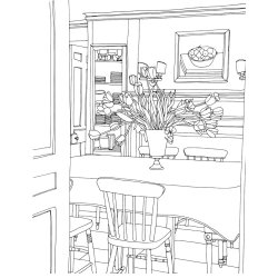 Fleurs Coloriages � Zo� de Las Cases