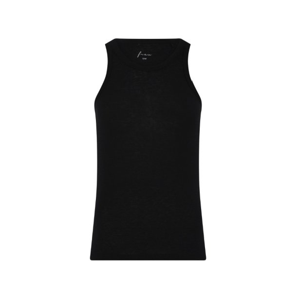 Lucca Top med Cashmere � Tank � Black