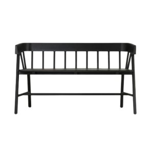 Garden bench black