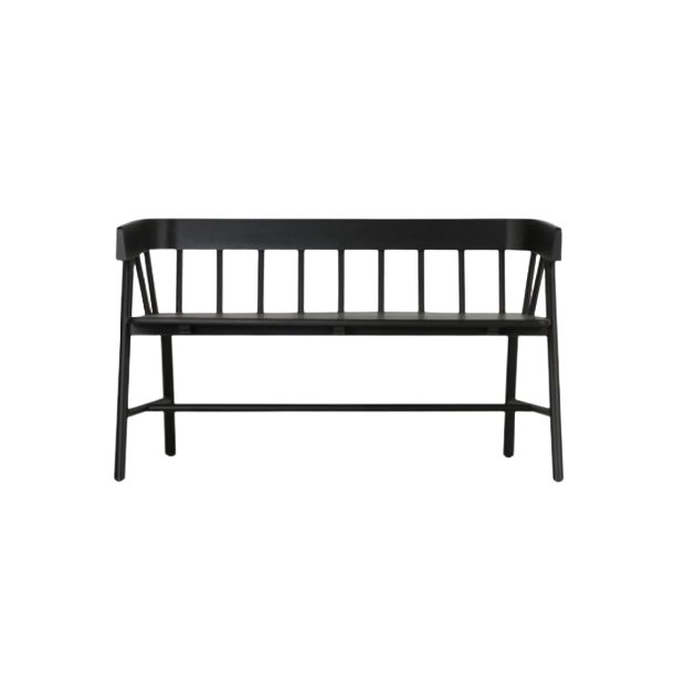 Garden bench black