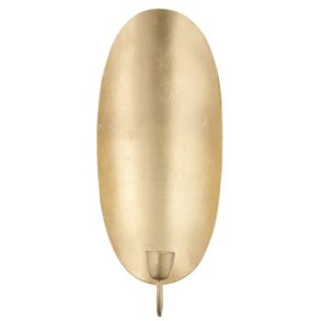 Wall Light Oval Golden