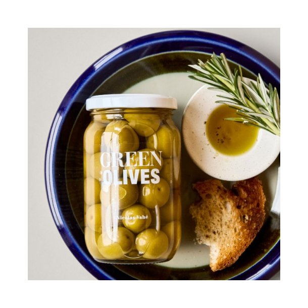 Gr�nne Oliven � 370 g