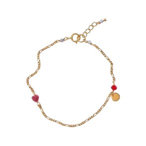 Harlequin Bracelet � Pink Heart