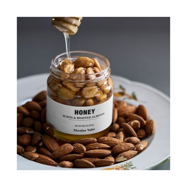 Akaciehonning med Ristede Mandler � 250 g