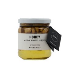 Akaciehonning med Ristede Mandler � 250 g