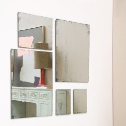 Antique look mirror - Medium