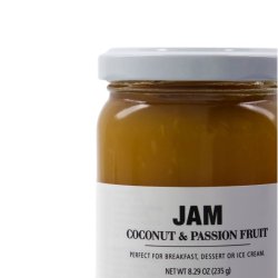 Marmelade med Kokos &amp; Passionsfrugt � 235 g