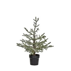 Juletr m. 60 LED lights - H70 cm