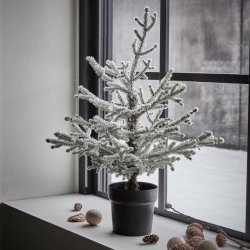 Juletr m. 60 LED lights - H70 cm