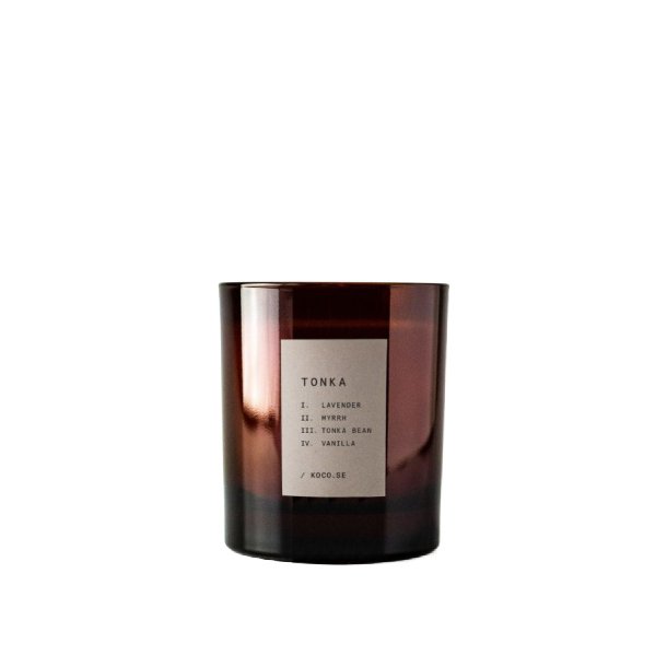 Scented candle - Tonka