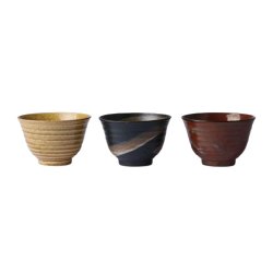 Japanese matcha bowl - C - reddish brown