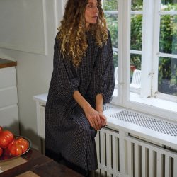 Louise Shirtdress � Navy Checks