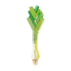 Leek Brooch Pin