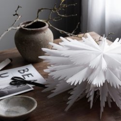 Papirstjerne Liz 50 White