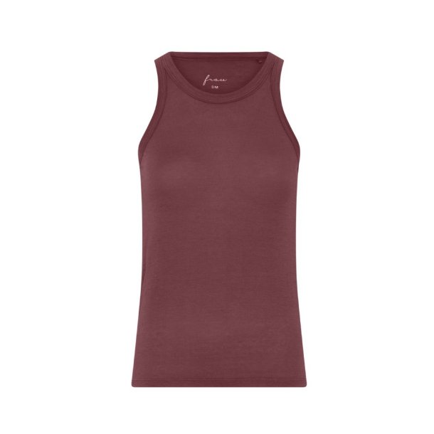 Lucca Top med Cashmere � Tank � Red Mahogany